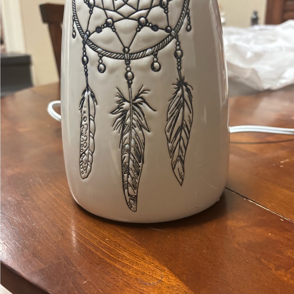 Ceramic Vase with Dreamcatcher Design